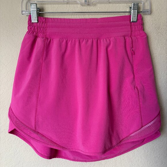 Lululemon Hotty Hot High-Rise Skirt Skort Sonic Pink Athletic - Picture 2 of 13